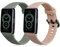 kwmobile 2X Sportarmband kompatibel mit Huawei Band 6 & 6 Pro/Honor Band 7 & 6 Armband - Fitnesstracker Band Set aus TPU Silikon