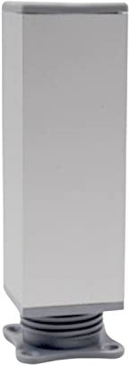 DOJA Barcelona | Möbelfüße | 4 Beine Höhenverstellbar Vierkantprofil 40x40 mm | Höhe 120mm (+10mm) | Kunststoff und Metallprofil | Möbelbeine | Schrankbeine | Schrank füße | Für Badmöbel