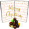 Hallingers Rosa Weihnachten - Adventskalender Pralinen Geschenk handmade ohne Alkohol aus Edelkakao Schokolade (Box) - Geschenk im Sommer & als perfektes Grillgeschenk | Glückwunsch Chanukka Freundsch