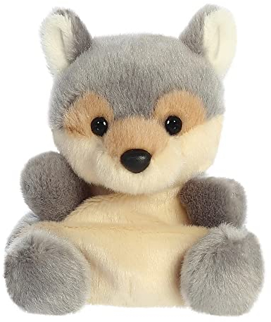 Aurora, 33774, Palm Pals Lucian Wolf, Plüschtier, Mehrfarbig, 13cm