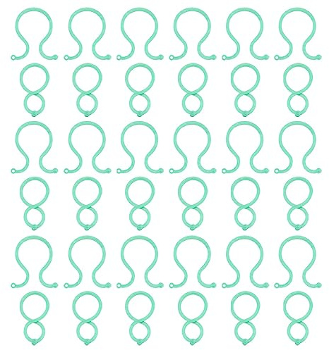 CEEYSEE 200 Stück Pflanzenklammern 4.2cm x 3.7cm Gartenpflanze Clips für Kletterpflanzen Pflanzen Befestigung Clips für Pflanzen, Weinreben, Tomaten, Gurken, Orchidee, Blumen (4.2cm x 3.7cm ZW-8ZK)