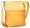 Zwei Damen Umhängetasche JANA J10 Crossbody Bag 5 Liter Handtasche im Canvas-Stil im Bicolor-Design + passender Kosmetikbeutel/Geldbeutel gratis (sunny)