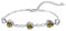 Qings 3 Herz Peridot Geburtsstein Armband Damen Silber 925 August Infinity Unendlichkeit Armkette mit Zirkonia Charms Verstellbar Kristall Armbände Geburtstag Weihnachten Geschenk für Mädchen Ihr