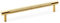 160mm Satin Brass Knurled Cupboard Handle Cabinet Door Drawer Pull Wardrobe Furniture