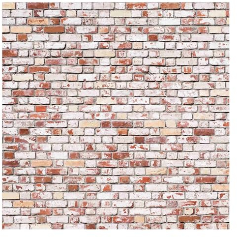 Bilderwelten Fototapete Steinoptik 192cm x 192cm Backstein Stein-Wand Steintapete Vliestapete Tapete Wanddeko Ideen Wohnzimmer Schlafzimmer Küche
