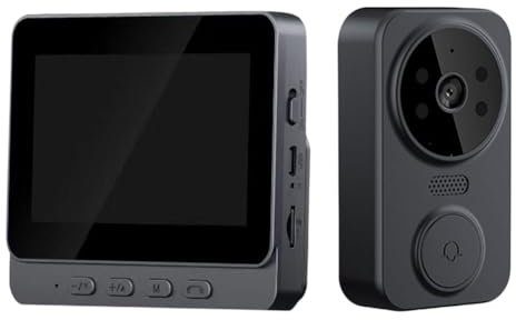 LYEAA Smart wireless Video Doorbell Camera IR Night Vision Digital Door Viewer WiFi 800mAh Door Two Intercom