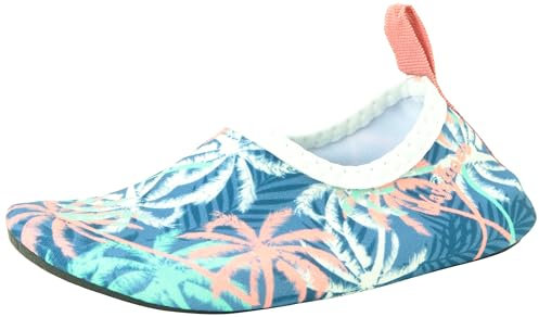 Playshoes Barfuß-Schuhe Unisex Kinder Wassersportschuh, Palmen, 26/27 EU