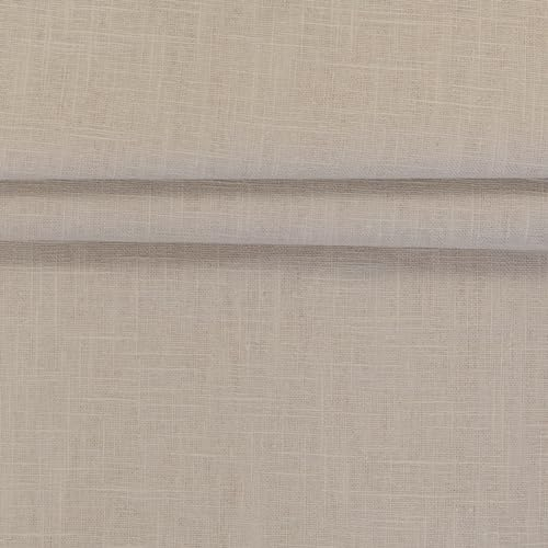 100% Leinen VENEDIG 0,5m 235g/m² Leinenstoff Sommerleinen Meterware Mittelalterstoff (Beige)