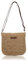 Bototack Petit sac de paille pour femme, sac à bandoulière d'été avec fermeture éclair et sangle réglable, tissage bohème fait à la main pour les vacances, la plage, les voyages, kaki, one size