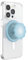 PopSockets Phone Grip for MagSafe, Secure Magnetic Phone Grip & Stand, Hands-Free Kickstand, Wireless Charging Compatible - Molded Flower Blue Sigh