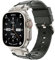 LULULOOK Correa de refuerzo FKM está disponible para Apple Watch ultra 2/ultra/10/9/8/se2/7/6/5/4/3/2/1, y la Pulsera con conector de aleación de titanio está disponible para iWatch 49/46/45/44/42mm
