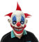 DHSUN Horror Halloween masken Clown Maske, realistische Halloween Party Latex Gruseliger erwachsener Clown Deko Maske mit roten Haaren, Fasching und Horror Party
