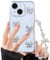 XQAGU Phone Case for iPhone 14 Pro Max Clear Glitter Case Phone Charms Strap Cute Rhinestone Diamond Bow Aesthetic Girly Protective Cover for iPhone 14 Pro Max-Bling Bow
