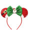EIHI Haarreifen mit Mini Maus Ohren | Mouse Ears mit Schleife | Haarschmuck für Fasching & Karneval | Kostüm für Kinder und Erwachsene, Geeignet für Weihnachten, 1 Stück