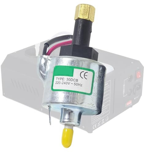 Elektromagnetische Pumpe, Maschinenpumpe - 18 W 30 DCB tragbare Ölpumpen aus Legierung | Teil für professionelle DJ-Ausrüstung für Bühnenleuchten, Zubehör für Bühnennebelmaschine