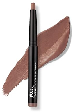 Mii Cosmetics Forever Eye Colour Crayon | Long-Lasting Cream Eyeshadow Stick | Highly Pigmented & Crease-Resistant | Multipurpose to Shape, Define, & Line Eyes | Matte Auburn Brown | Chestnut