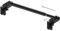 VEHHE Over Door Towel Rail(22.2-39.2cm), Extendable kitchen Towels Holder with Adjustable Hooks(0-2.8cm), Black Stainless Steel Towel Rail, No Drilling Hand Towels Holder with Eva Sponge Pads