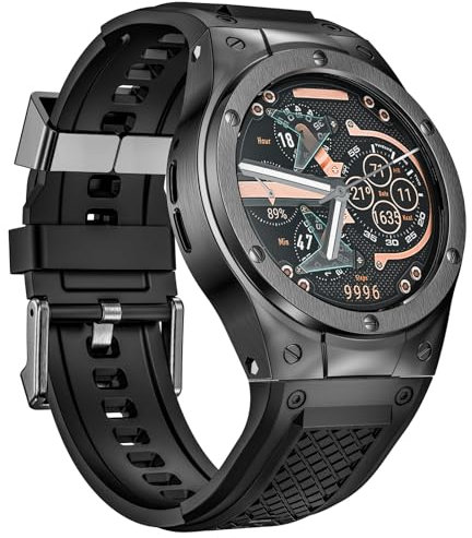 MioHHR Weiche Silikonbänder für Google Pixel Watch 3 45mm,Weiche Ersatzarmbänder mit Edelstahl Schutzhülle für Google Pixel Watch 3 45mm，Männer Frauen(Grau)