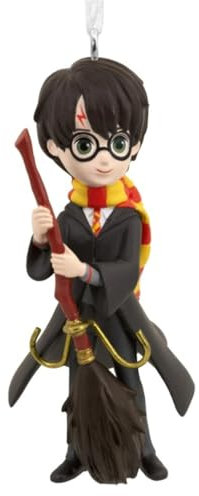 Hallmark Harry Potter Icons 2 - Ornamento natalizio (scopa di Quidditch di Harry Potter)