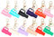 Pyotivol 8Pack Mini Tumbler Keychain for Stanley Cup Cute Key Chain Chapstick Holder Charms for Women Backpack Bag, Multi, XL