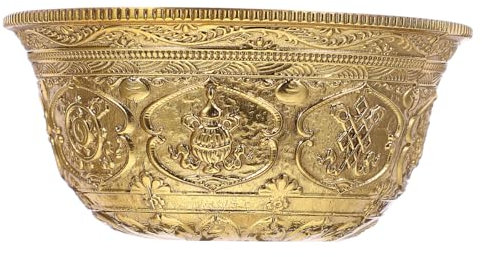 GRADENEVE Coppa Offerta Rame Per Meditazione Elegante Coppa Decorativa Buddista Per Offerte e Uso Domestico Perfetta Per Templi e Cerimonie Spirituali