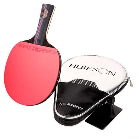 Table Tennis Racket Crafted from Carbon Fiber Ideal for Professional Training (long handle)