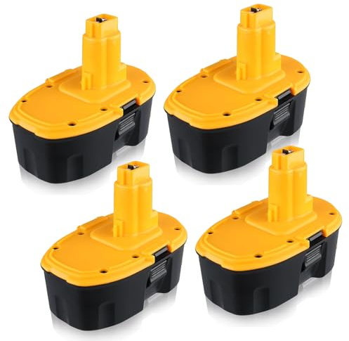 4 Packs 6.0Ah DC9096 Replacement for Dewalt Battery Compatible with Dewalt 18VBattery DE9098 DE9503 DE9039 DE9095 DE9096 DW9096 DW9095 DW9098 DC725 for Cordless Power Tools (4)