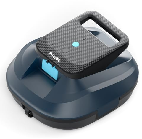 (2026 New) Pondee X2 Robot Piscina Senza Fili, Aspiratore 200 Min Autonomia, Parcheggio automatico, per Piscine Fuori Terra e Interrate fino a 120 m²