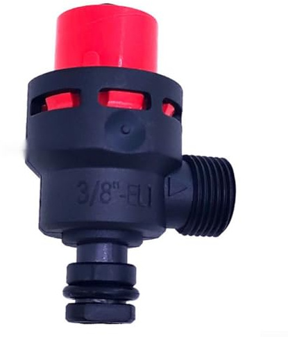 Relief Valve for Gas Boiler Heating Systems Wall Mounted Furnace Safety Pressure Release Mechanism Standard Size Plastic Material