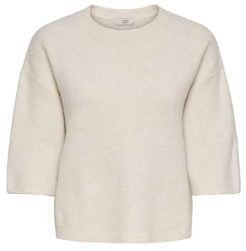 JDY Damen Jdychloe Life 3/4 On Pullover KNT Noos Jdychloe Life 3/4 On Pullover KNT Noos (1er Pack)