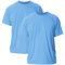 Gildan Unisex's Ultra Cotton T-Shirt, Style G2000, Multipack, Carolina Blue (2-Pack), XL (Pack of 2)