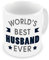 GrassVillage Funny Husband Mug – World’s Best Husband Ever – Sarcastic Gift for Him from Wife – Anniversary, Valentine’s Day, Christmas or Birthday Present – 11oz White Ceramic Coffee Cup