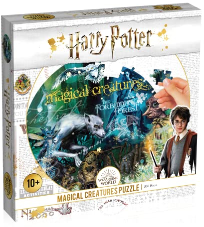 Winning Moves - Puzzle (500 Teile) - Harry Potter Magical Creatures - Harry Potter Fanartikel - Alter 10+
