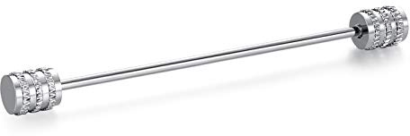 HONEY BEAR Kragen Bar Pins Kragennadel Herren Hemd | Collar Pin, Kupfer, für Hemden, Business Hochzeit,Langzeitfarbbehalten und langlebig