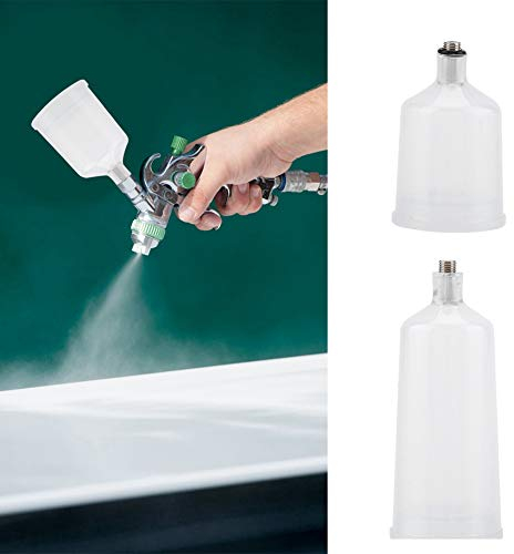 JULYKAI Hochfester Airbrush-Becher mit großer Kapazität, Spritzpistolenbecher, umweltfreundliche Lackierung zum Ersetzen des Farbbechers
