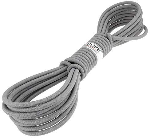Kanirope® Gummiseil MONOSPAN PE 10mm 20m Grau Expanderseil Spann Seil Spanner Spannseil Plane