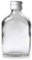 Glass Bottles 50ml Flask Miniature Wedding Favour Zam Zam Flask Mini Gift with Silver Cap (100)