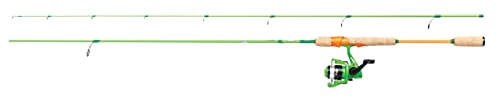 Berkley Flex Trout Spinnrute und Rolle Combo - Vorbespulte Rolle - Angeln auf Bach- und Regenbogenforellen, Green