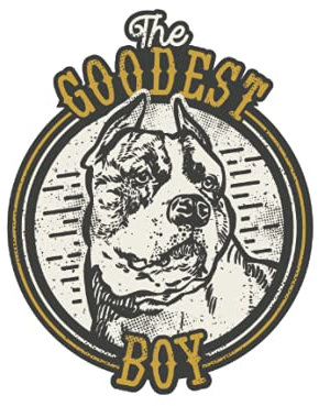 The Goodest Boy: Pitbull Dad Notebook with 100 dotted Pages - pitbull dad, bull terrier, dog dad, bull terrier dad, pitbulls, american bully dog, dog lover, dog owner, american bully dog owner