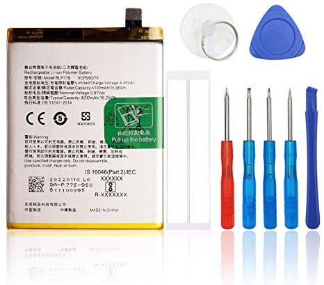 SwarKing Batería de repuesto compatible con Realme X50 5G BLP775 con kit de herramientas