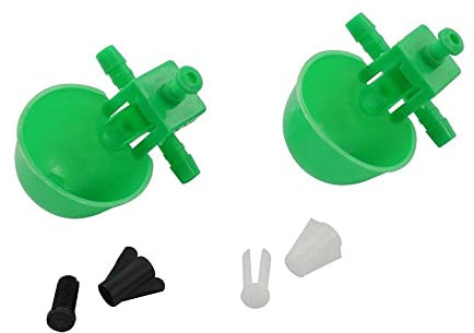 HUFFA Hühnertränke-Trinkbecher for Hühner, grüne Wachtel, Hühnertränke, automatischer Geflügelstall, Futterspender, Wassertrinkbecher
