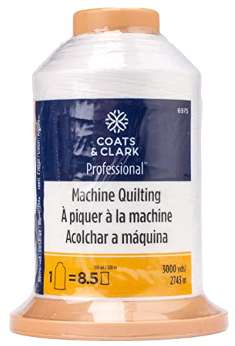 Coats & Clark Professioneller Nähgarn, 2744 m, Weiß