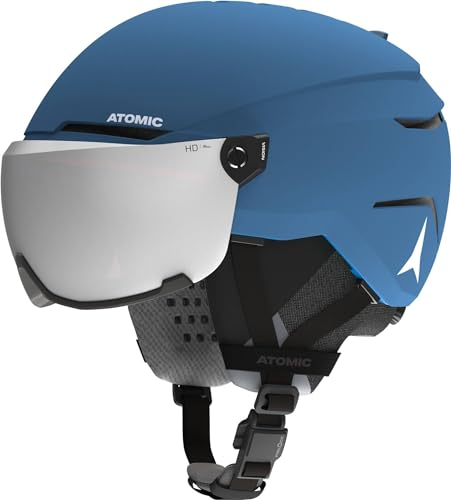 Atomic Savor Amid Visor HD Visier Skihelm (59-63 cm, blue)