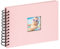 walther design Fotoalbum rosa 23 x 17 cm Spiralalbum mit Cover-Ausstanzung, Fun SA-109-BR