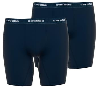 Ceceba Herren Cyclist blau Uni 2er Pack 8