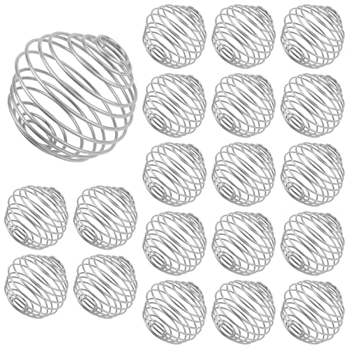 ZEONHEI 20 PCS 304 Stainless Steel Bottle Mixer Ball, Wire Whisk Ball Milkshake Protein Shaker Ball Whisk Mixing Ball for Drink Bottle Shaker Cup