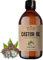 Pure Castor Oil for Hair Growth 500ml - Castor Oil for Skin, Eyelashes - Cold Pressed Hexane Free - Ideal for Eyelashes & Hair - 100% Natural