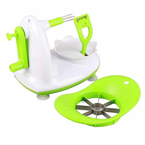 Hand Crank Apples Peeler, Hand Cranked apples Peeler Fruit Peeler with Cutter apples Fruit Peeled Machine Kitchen Tool, Fruit Peel Machine Slicers, Multi Function PC Hand Crank apples Peeler(Ordinary)