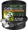 GearIT Cavo Ethernet per esterni Cat6 (75 m) 23AWG puro rame, FTP, LLDPE, impermeabile, sepoltura diretta, interramento diretto, resistente ai raggi UV, POE, rete, Lan, Internet, Cat 6, cavo Cat6, 75
