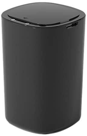 Cubo de basura automático, cubo de basura a prueba de olores de 12 litros con tapa, cubo de basura inteligente con sensor de movimiento inteligente, cubo de basura grande con batería incorporada, cubo